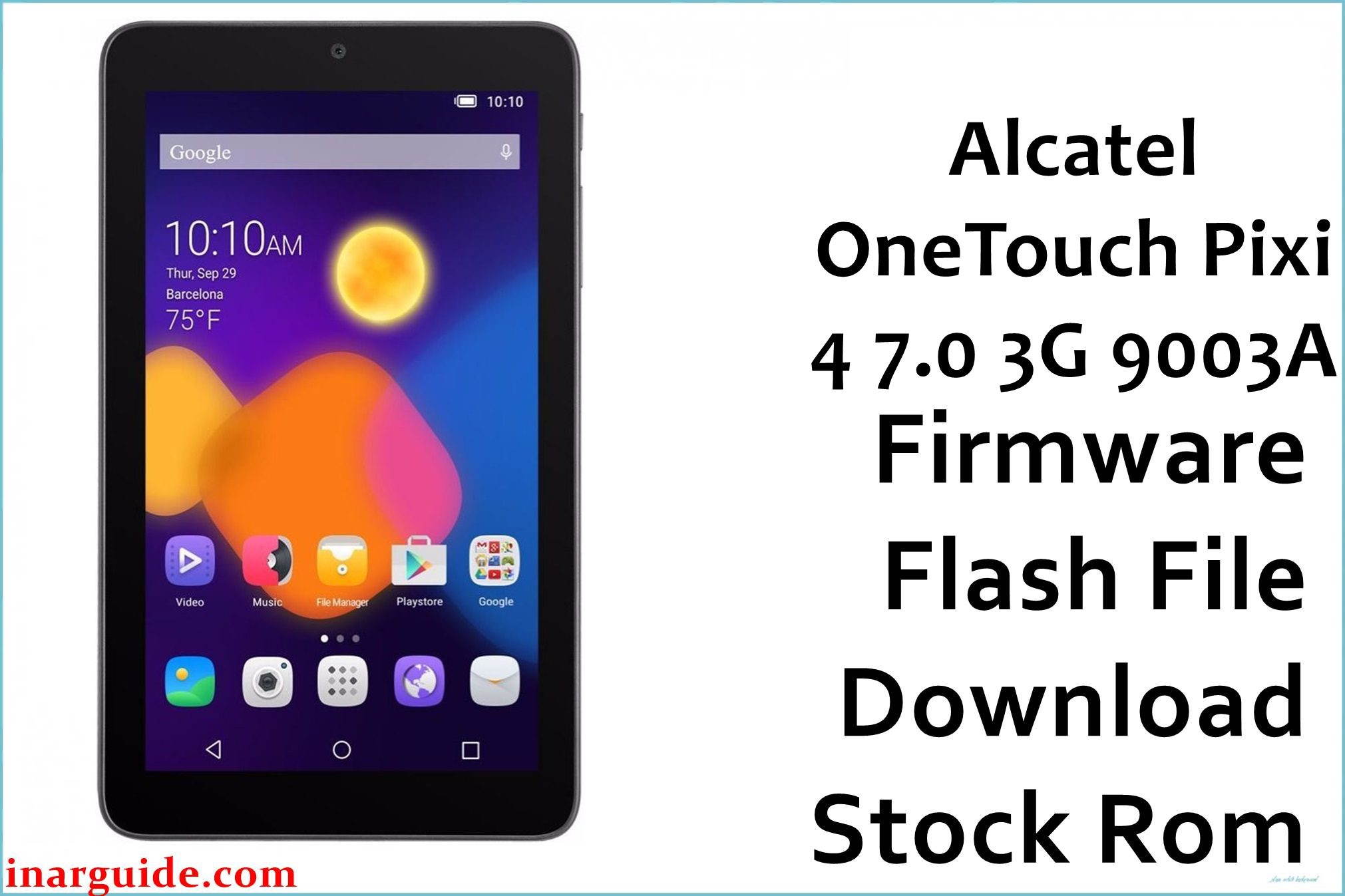 Alcatel OneTouch Pixi 4 7.0 3G 9003A