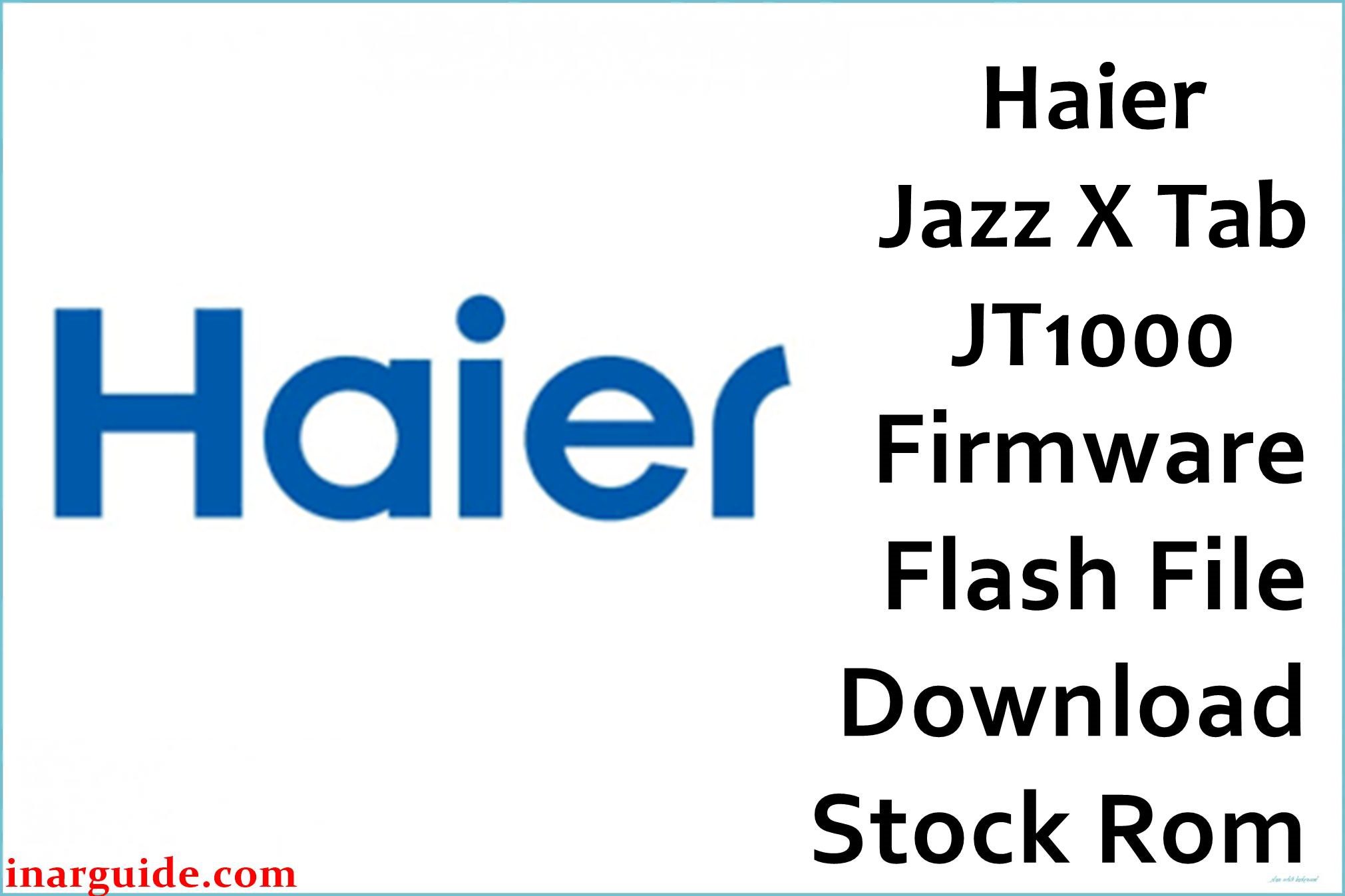 Haier Jazz X Tab JT1000