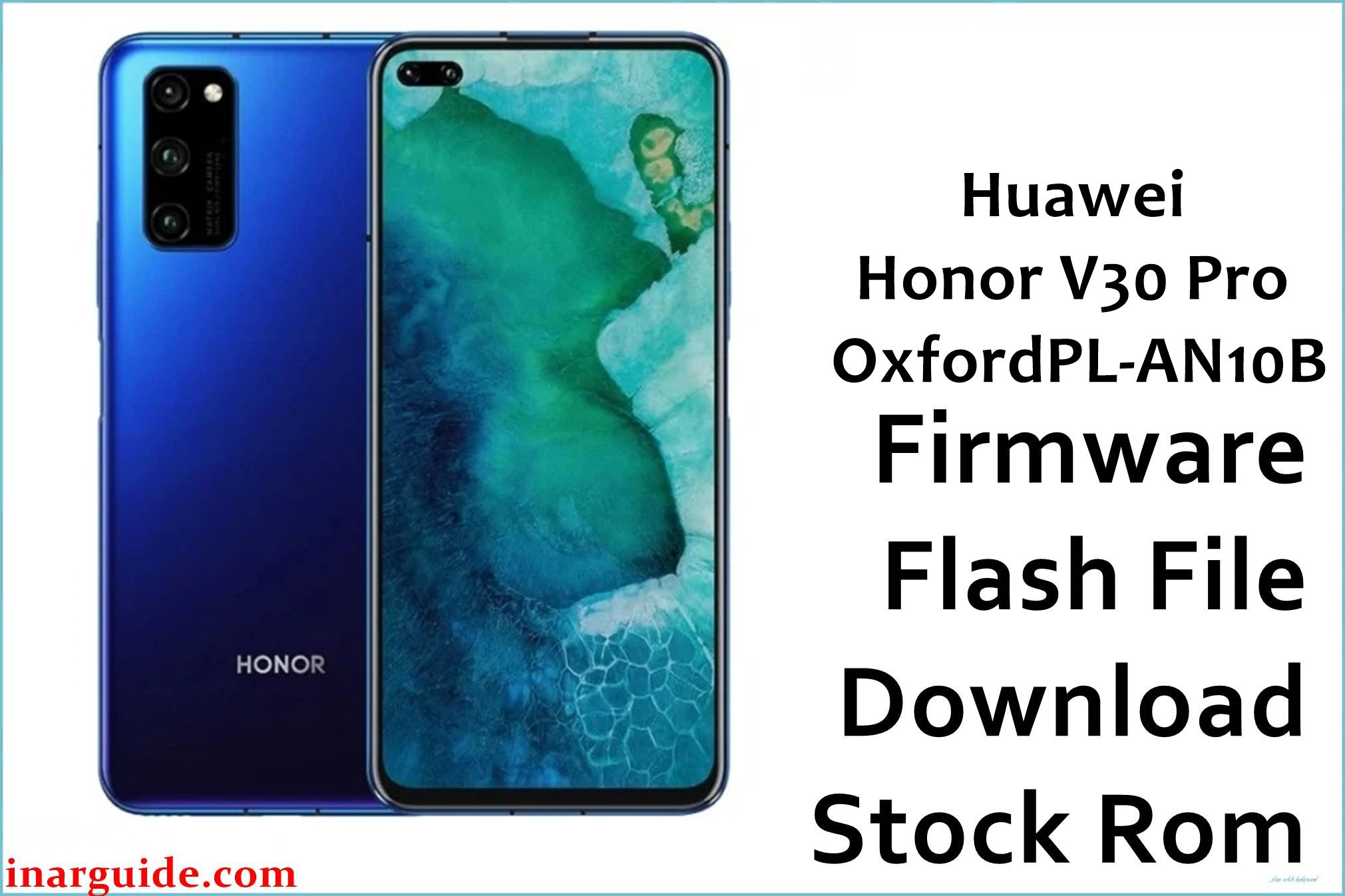 Huawei Honor V30 Pro OxfordPL AN10B