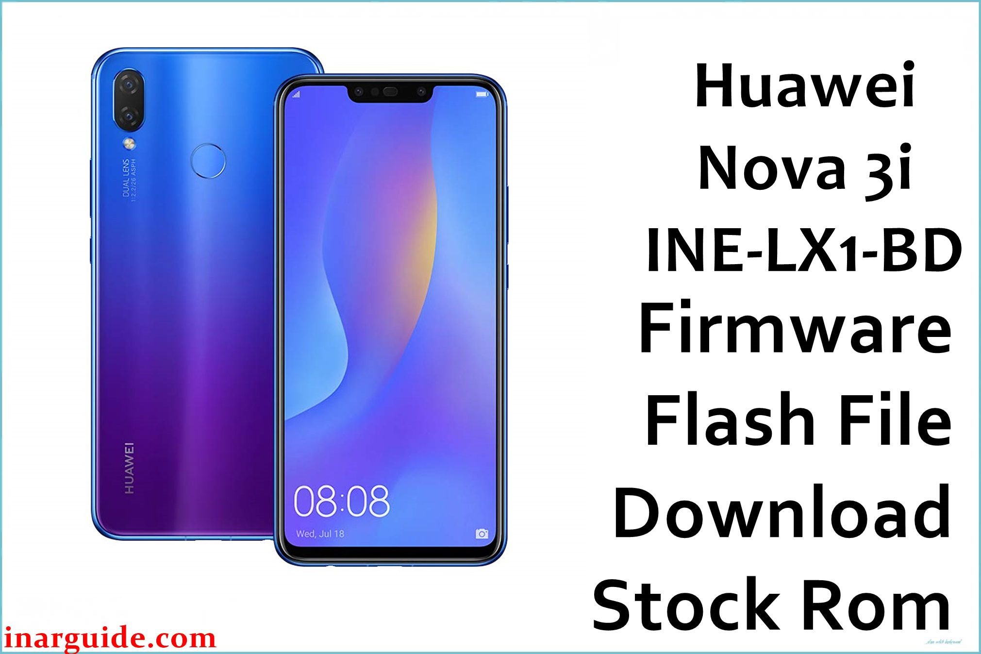 Huawei Nova 3i INE LX1 BD