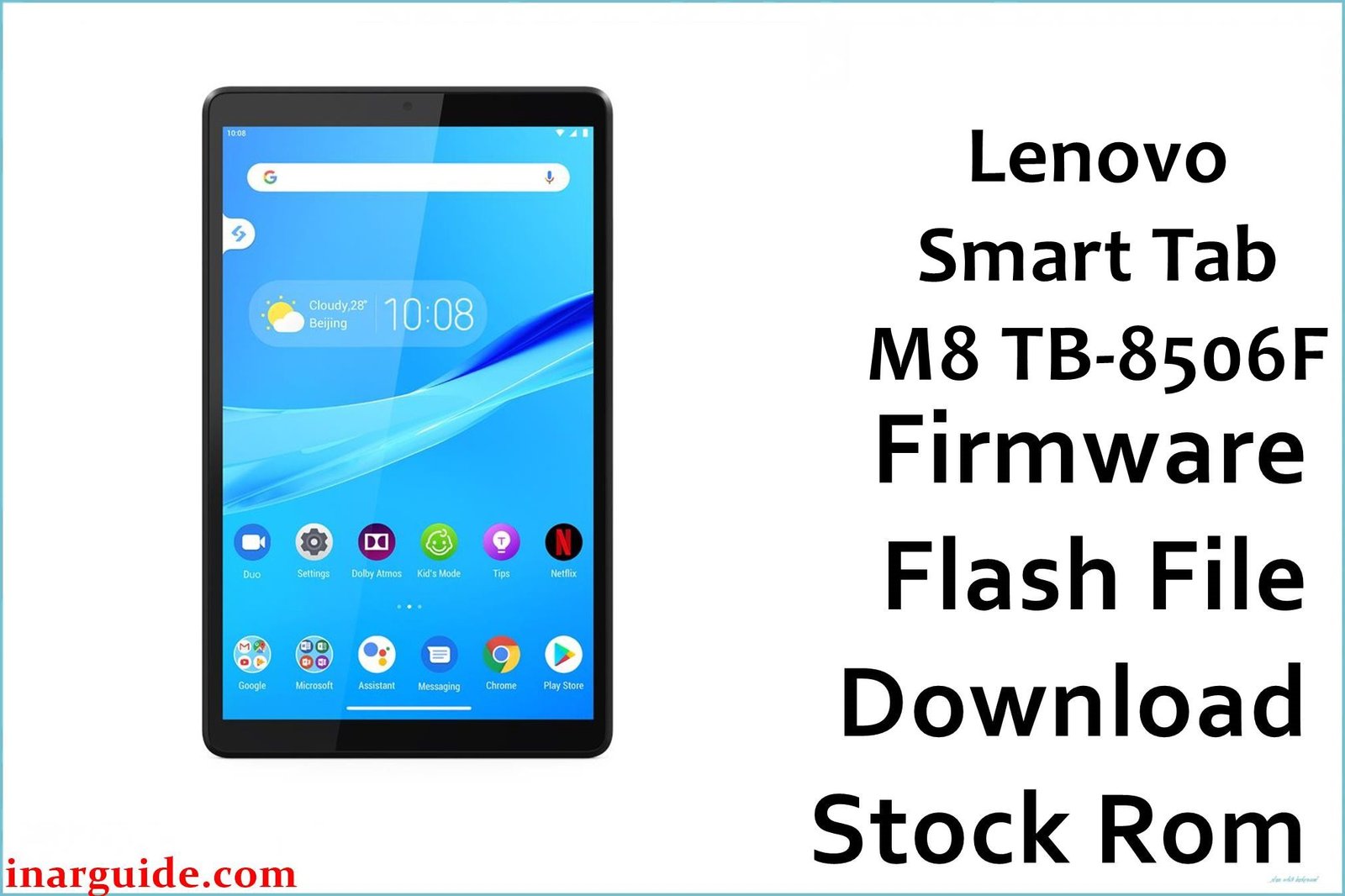 Lenovo Smart Tab M8 TB 8506F