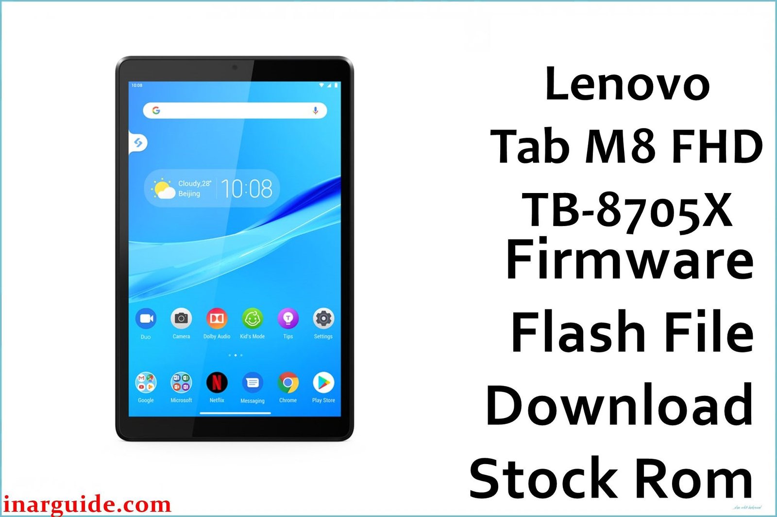 Lenovo Tab M8 FHD TB 8705X