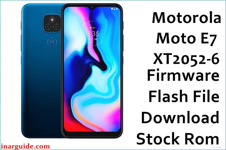 Motorola Moto E7 XT2052-6 Firmware Flash File Download [Stock Rom]