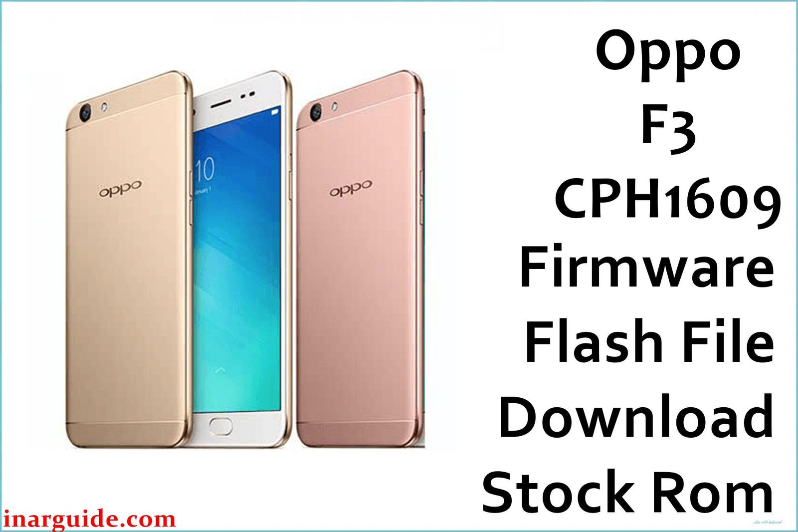 Oppo F3 CPH1609