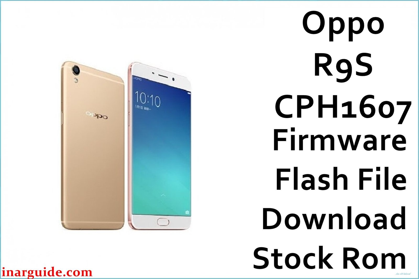 Oppo R9S CPH1607 Firmware