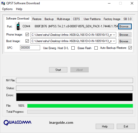 QPST Start and success