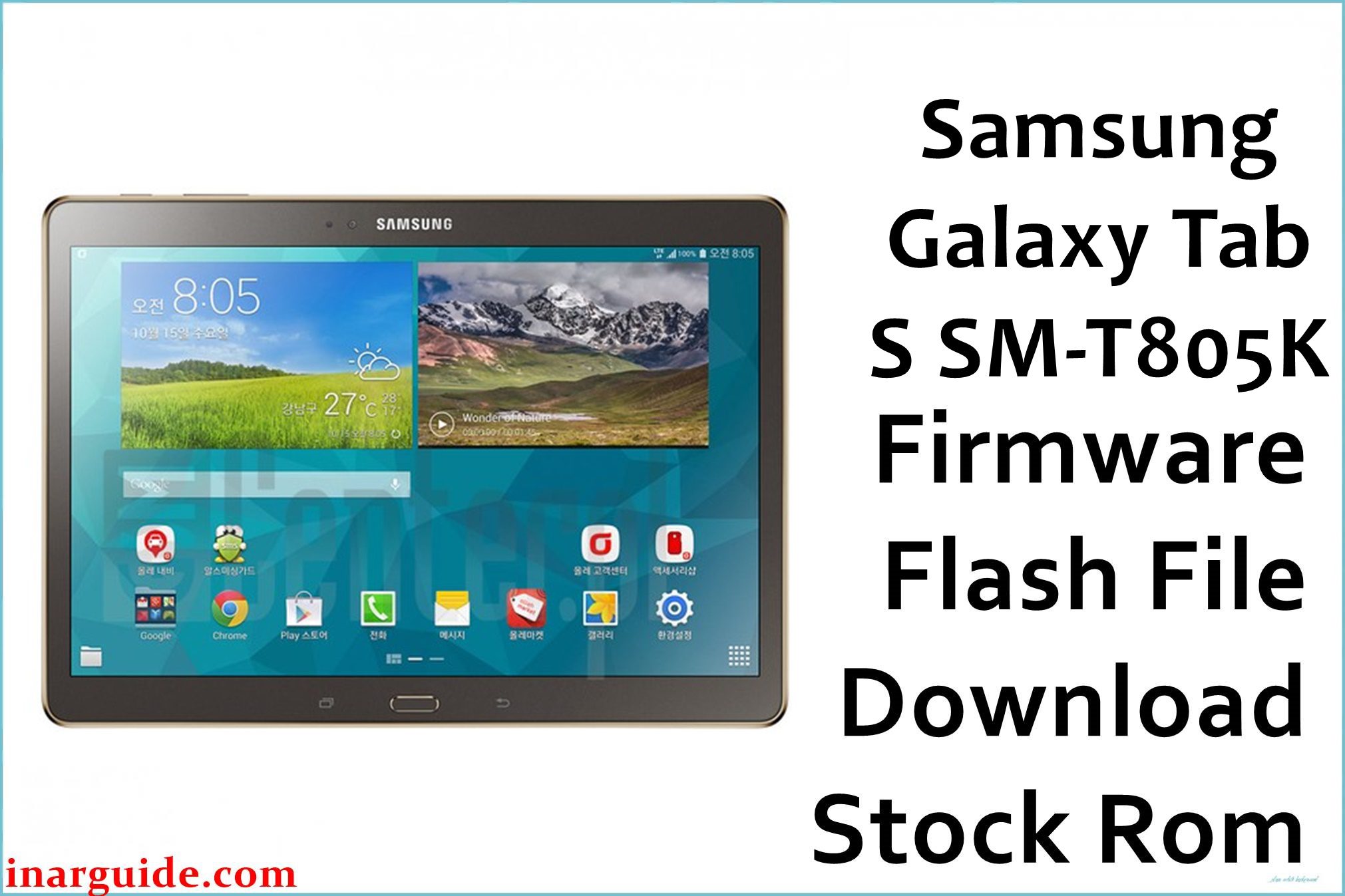Samsung Galaxy Tab S SM T805K