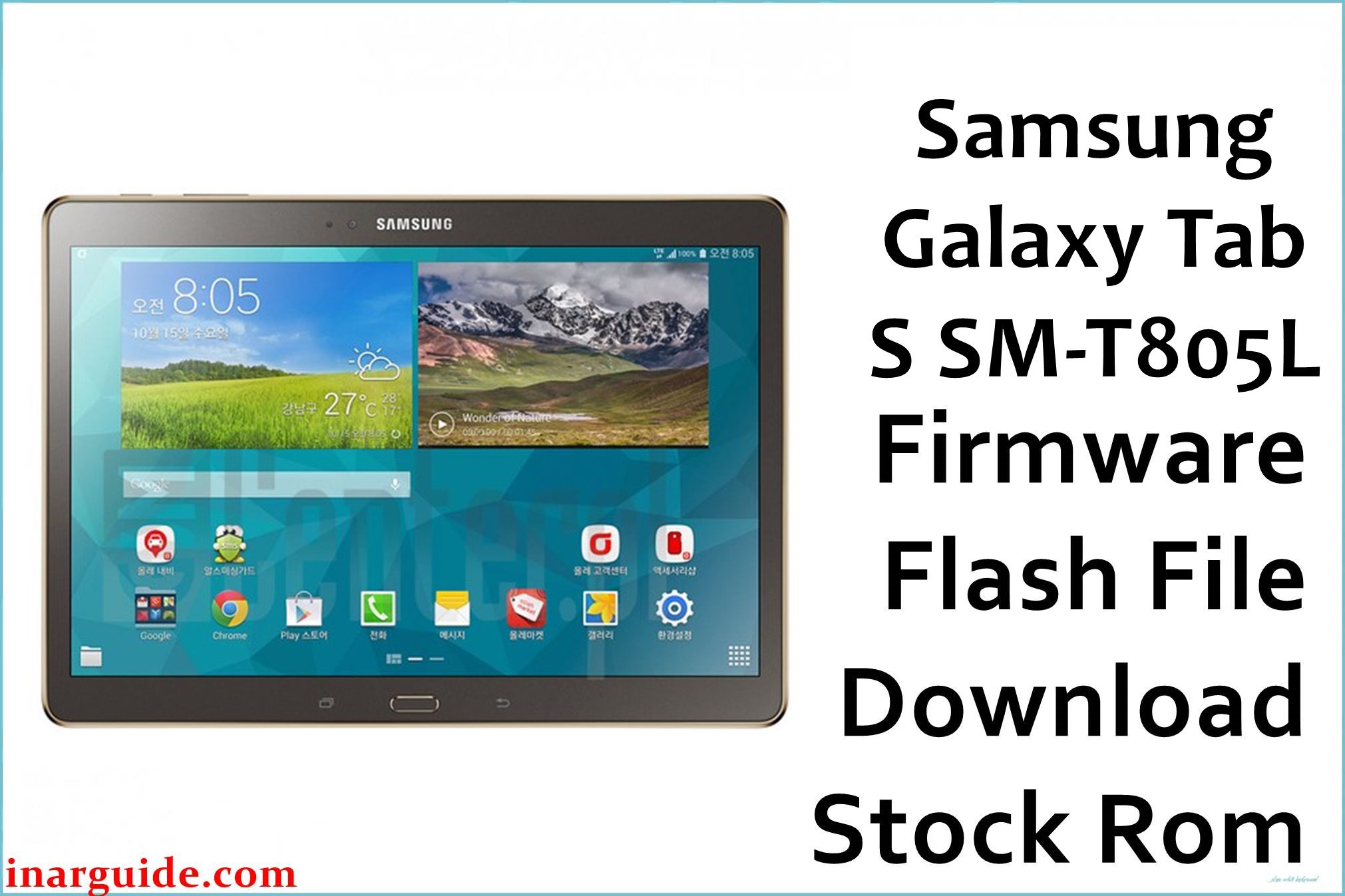 Samsung Galaxy Tab S SM T805L