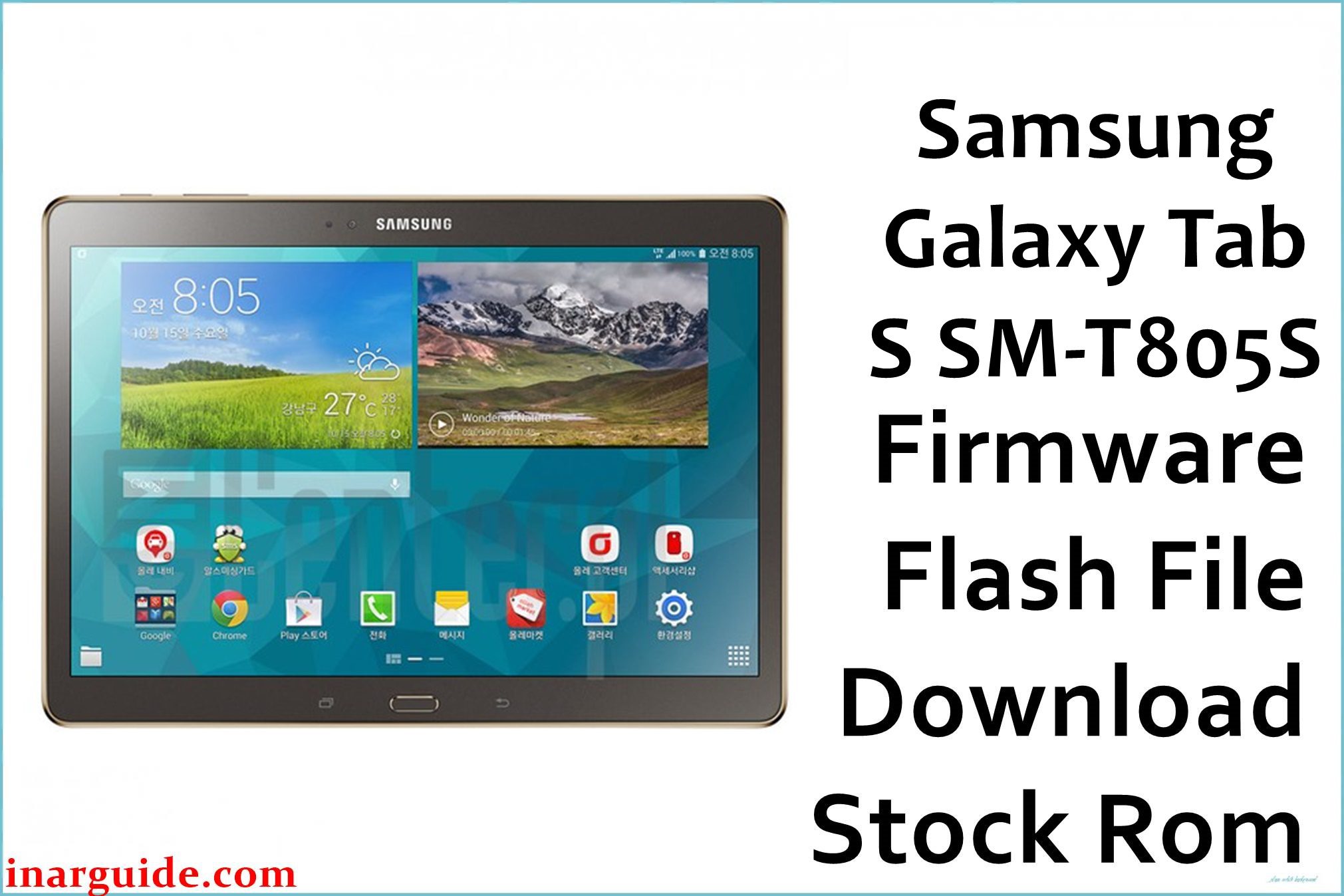 Samsung Galaxy Tab S SM T805S