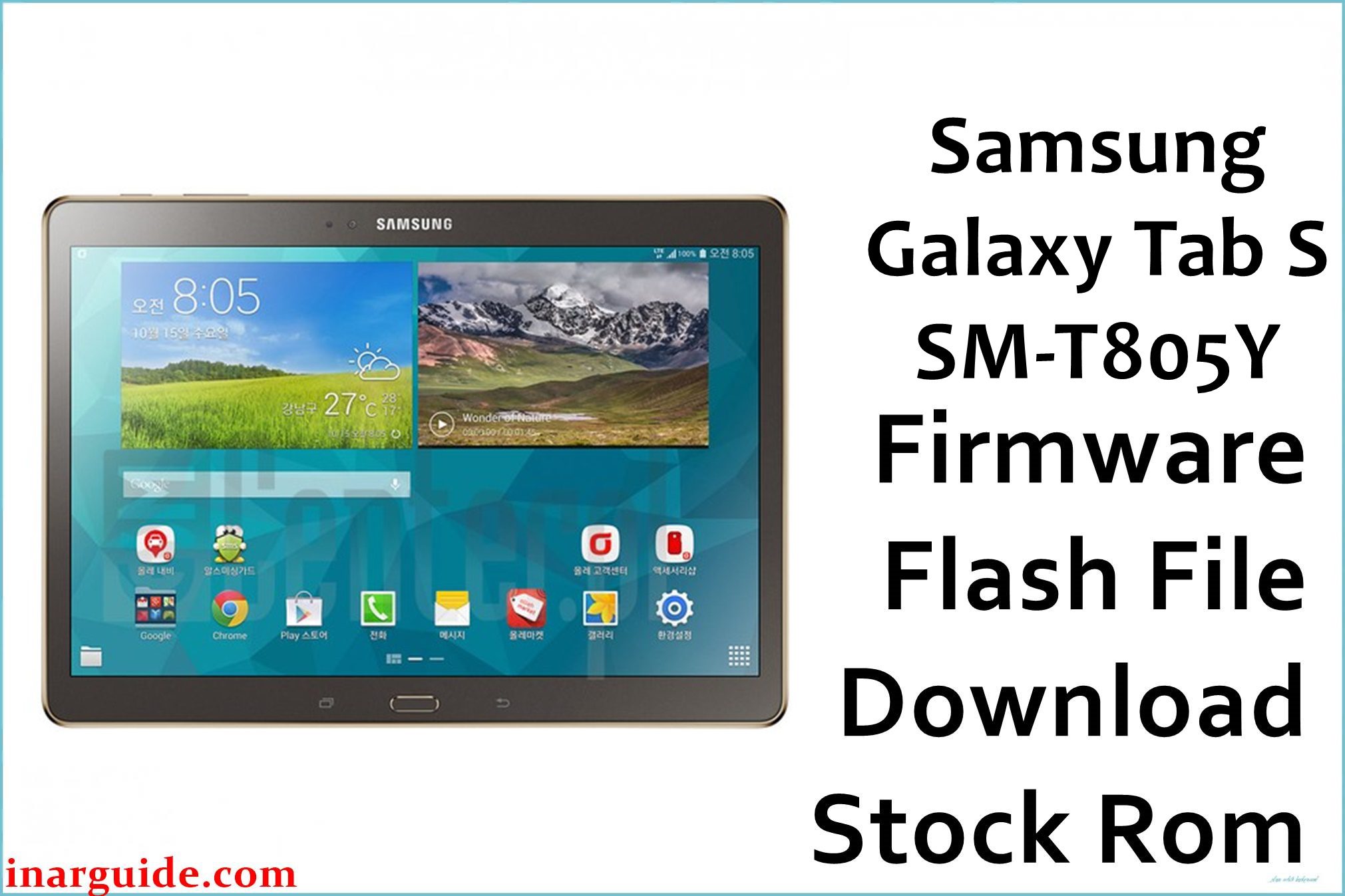 Samsung Galaxy Tab S SM T805Y