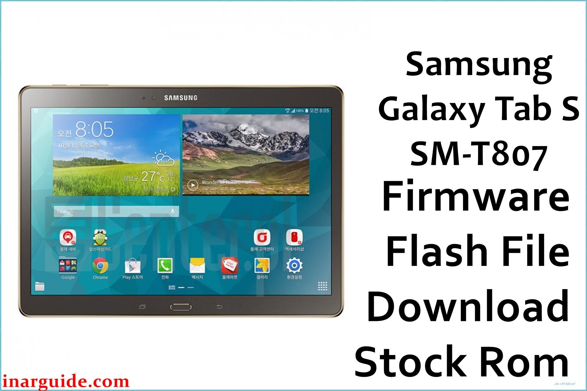 Samsung Galaxy Tab S SM T807