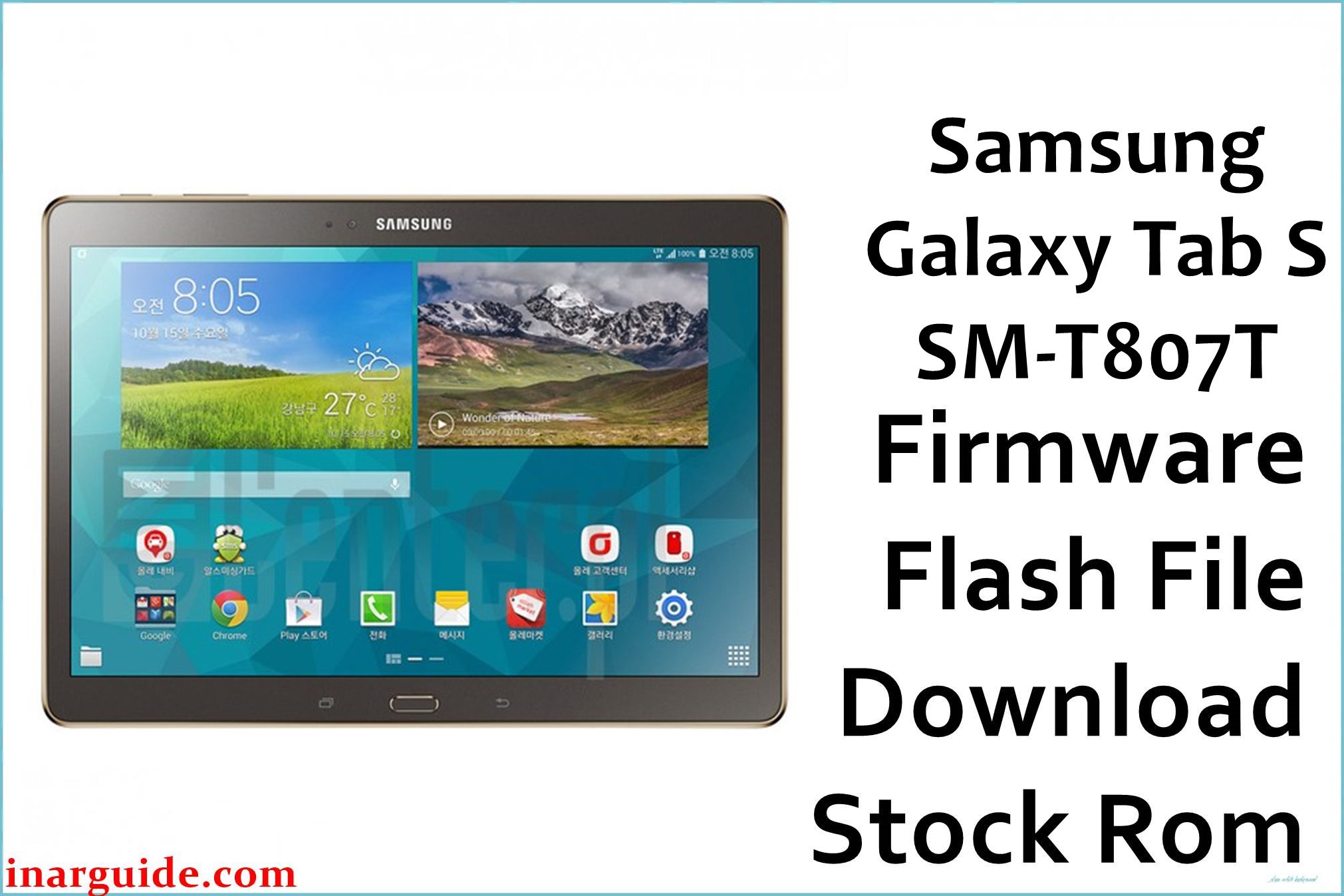 Samsung Galaxy Tab S SM T807T