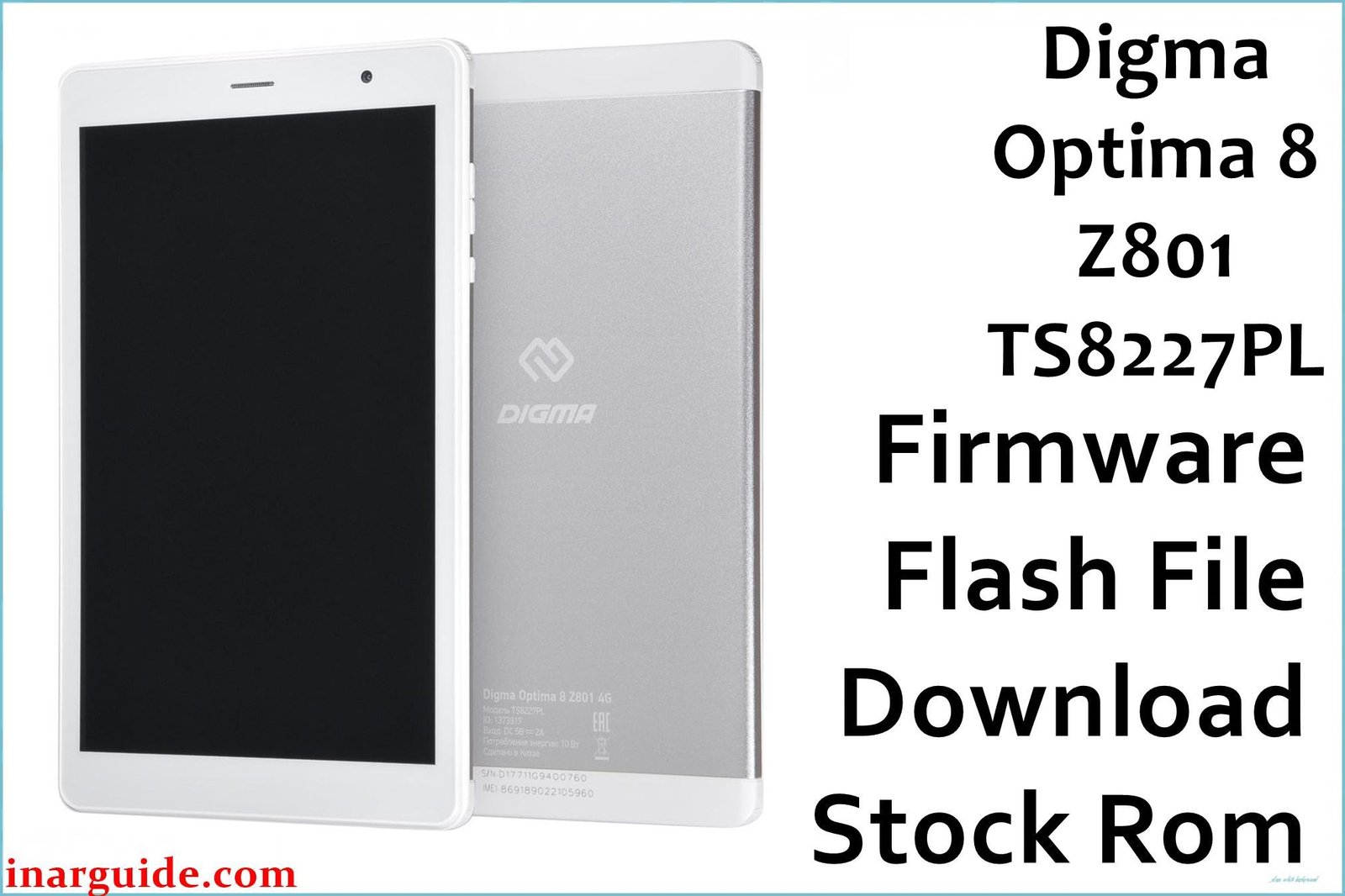 Digma Optima 8 Z801 TS8227PL