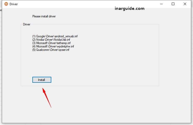 Install Xiaomi Drivers