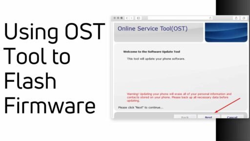 Using OST Tool to Flash Firmware
