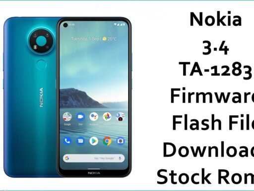 Nokia 3.4 TA-1283 Firmware Flash File Download [Stock Rom]