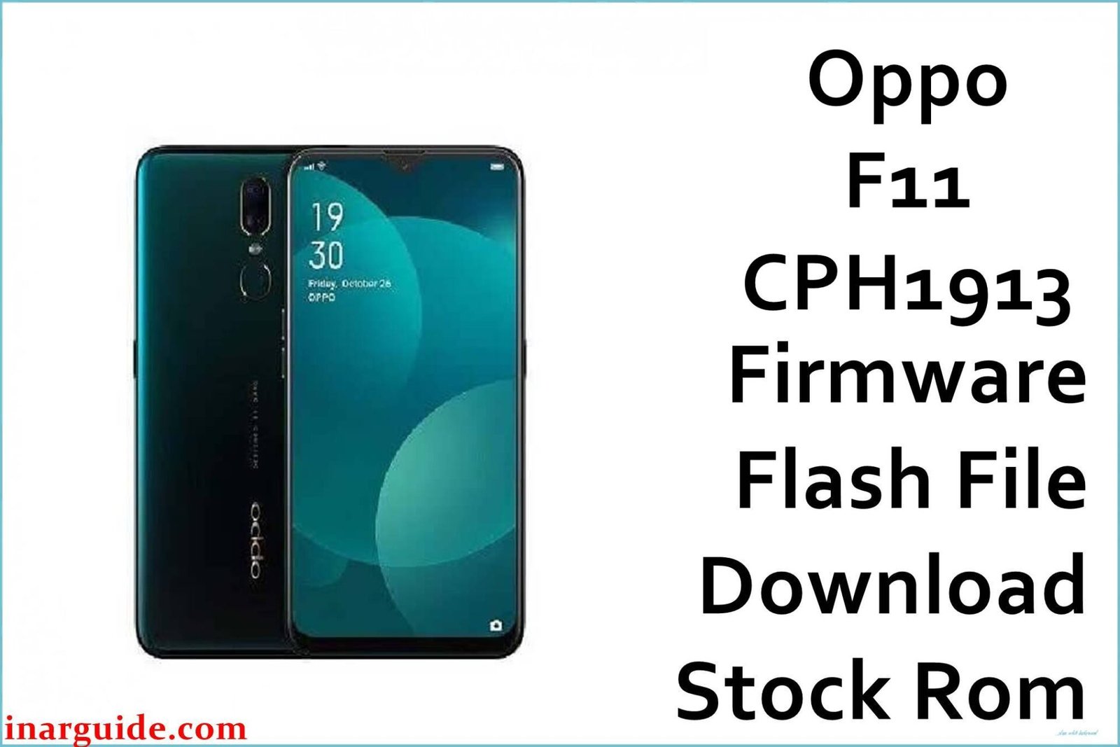 Oppo F11 CPH1913 Firmware