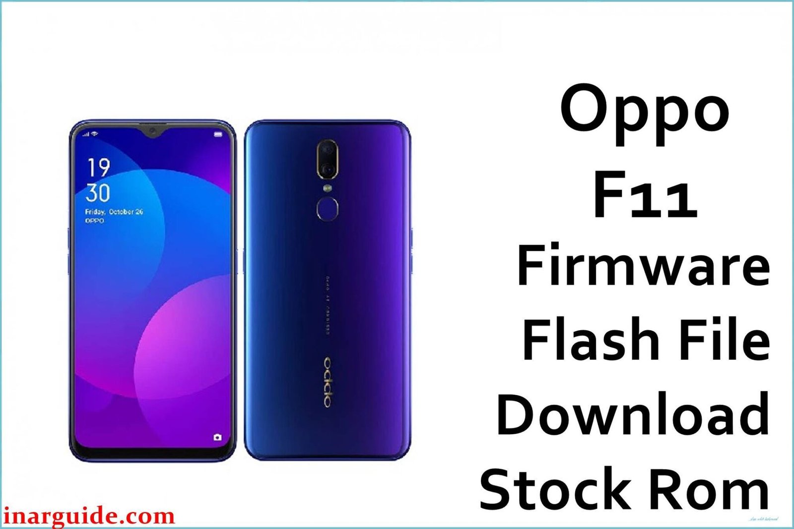 Oppo F11 Firmware