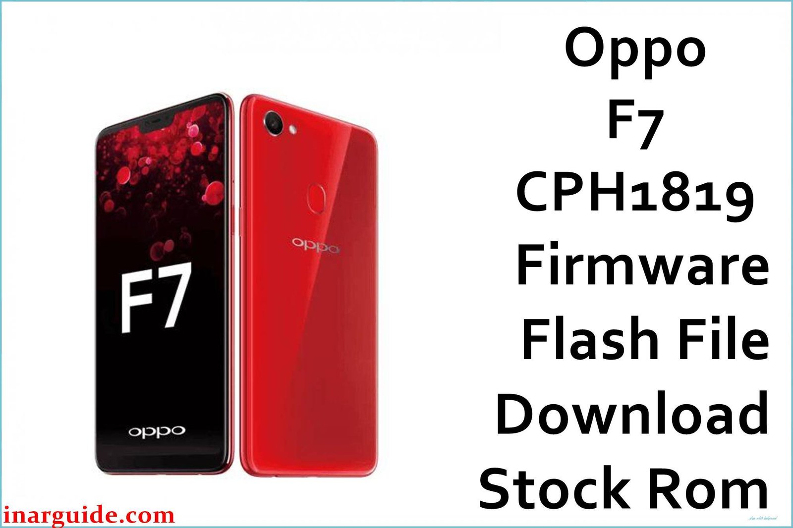 Oppo F7 CPH1819 Firmware