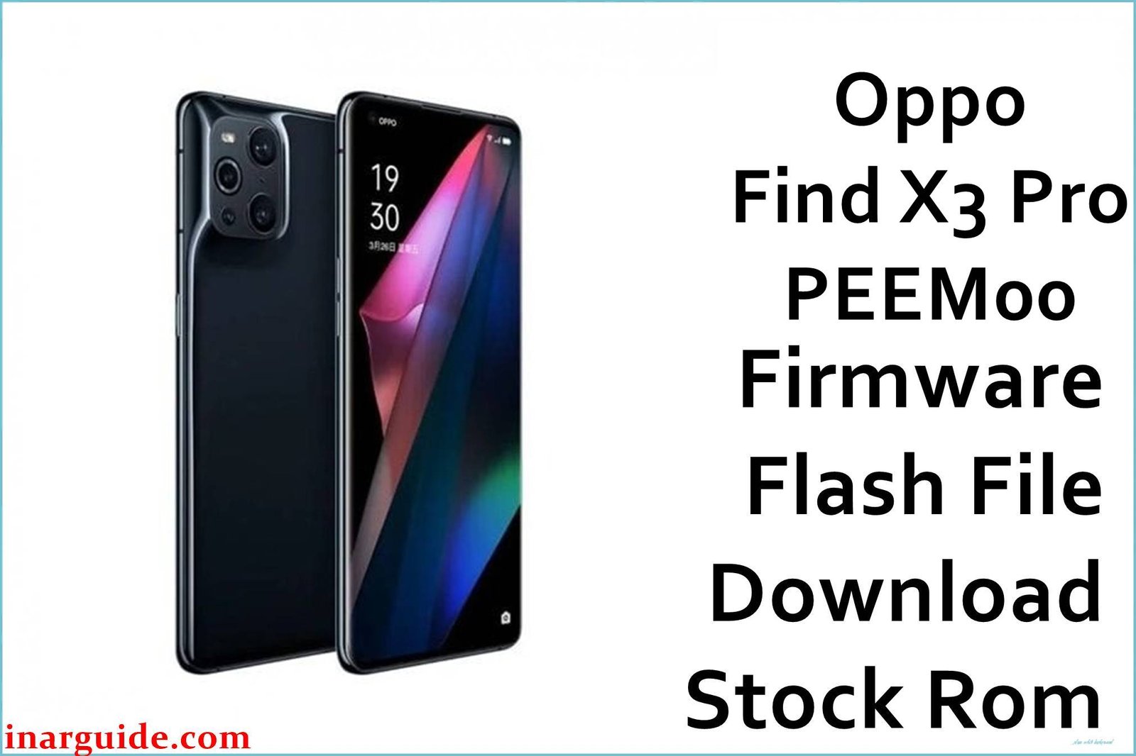 Oppo Find X3 Pro PEEM00 firmware