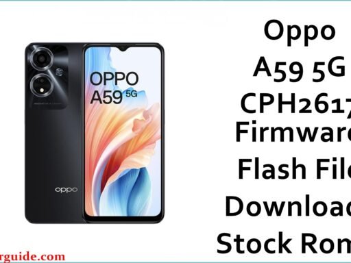 Oppo A59 5G CPH2617 Firmware