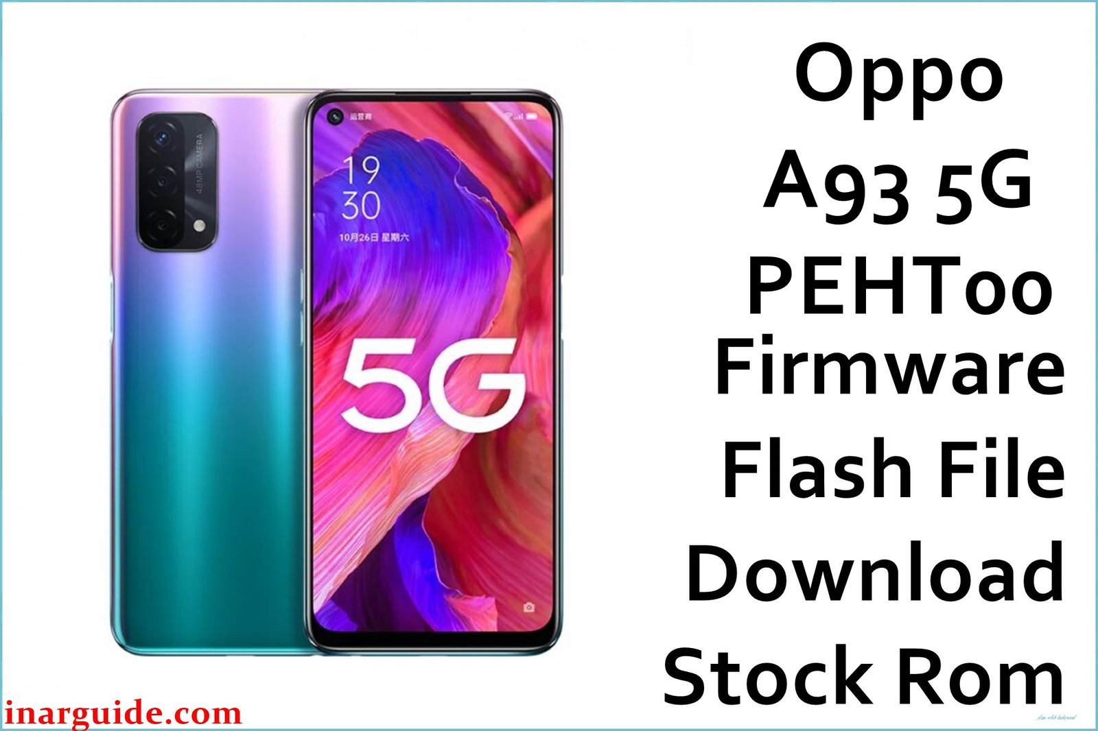 Oppo A93 5G PEHT00 Firmware