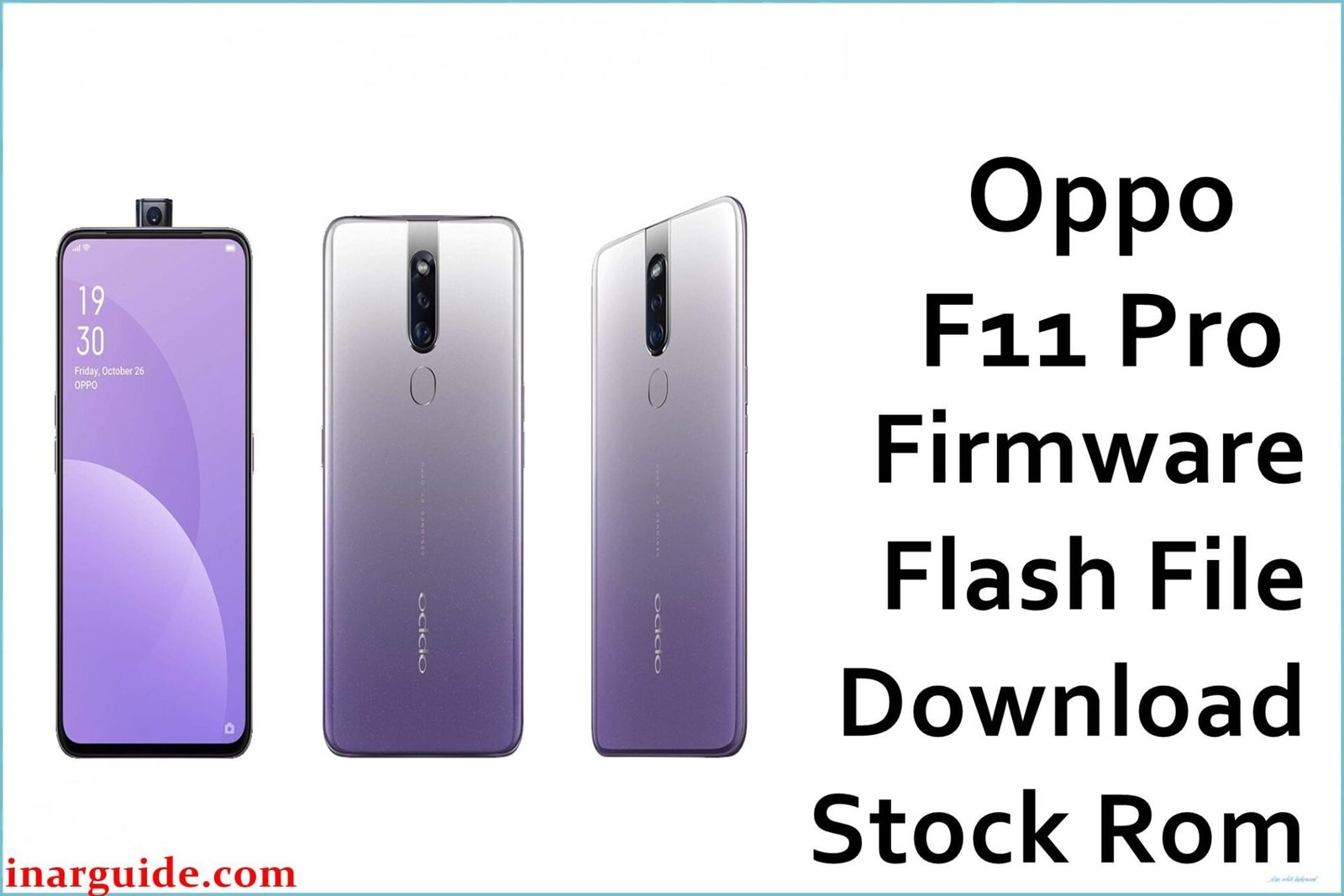 Oppo F11 Pro Firmware