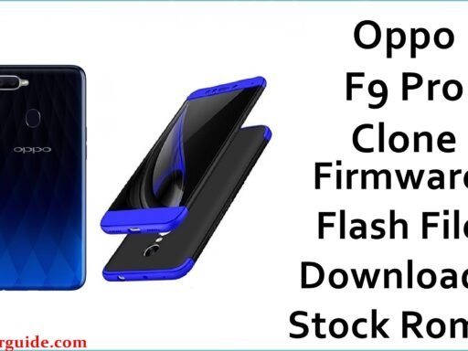Oppo F9 Pro Clone Firmware