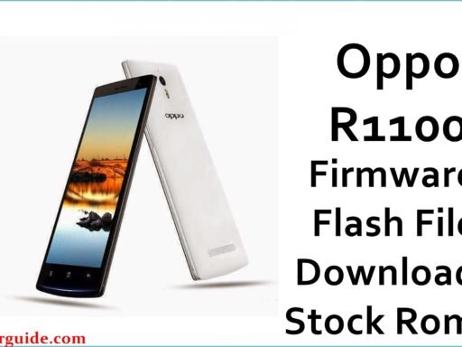 Oppo R1100 Firmware