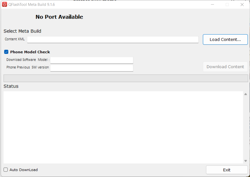 QFlashTool v9.1.6 Open Interface