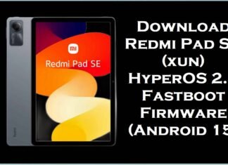 Download Redmi Pad SE (xun) HyperOS 2.0 Fastboot Firmware (Android 15) Download Redmi Pad SE (xun)