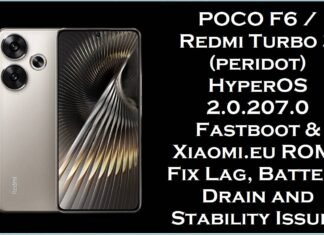 POCO F6 / Redmi Turbo 3 (peridot) HyperOS 2.0.207.0 Fastboot & Xiaomi.eu ROM – Fix Lag, Battery Drain and Stability Issues POCO F6 & Redmi Turbo 3 (peridot)