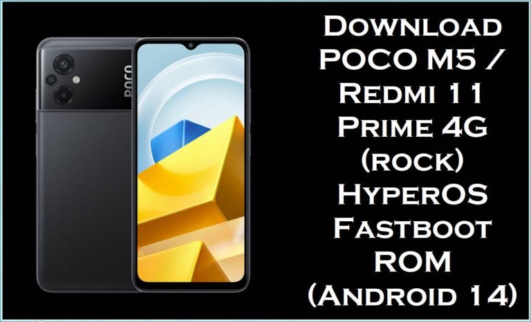POCO M5 & Redmi 11 Prime 4G (rock)