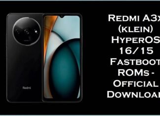 Redmi A3x (klein) HyperOS 16/15 Fastboot ROMs – Official Download Redmi A3x (klein)