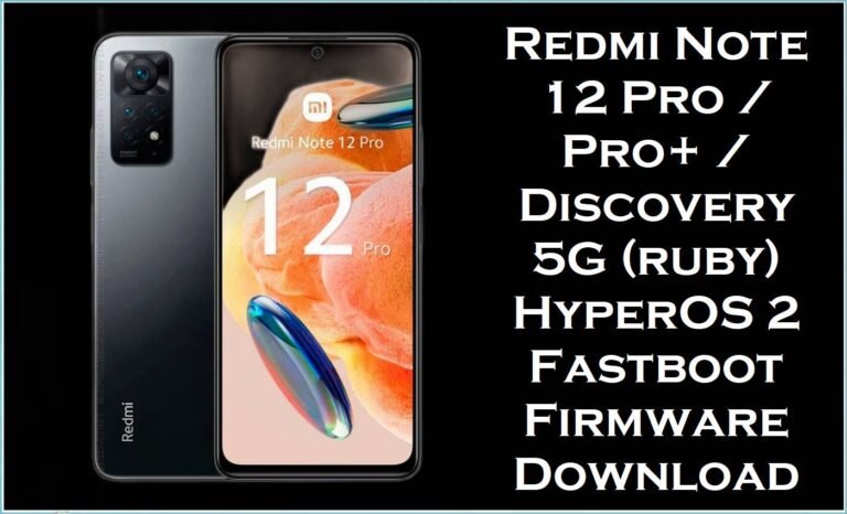 Redmi Note 12 Pro & Pro+ & Discovery 5G (ruby)