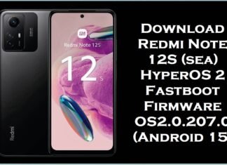 Download Redmi Note 12S (sea) HyperOS 2 Fastboot Firmware OS2.0.207.0 (Android 15) Redmi Note 12S (sea)