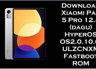 Download Xiaomi Pad 5 Pro 12.4 (dagu) HyperOS OS2.0.10.0.ULZCNXM Fastboot ROM Xiaomi Pad 5 Pro 12.4 (dagu)