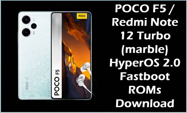 POCO F5 & Redmi Note 12 Turbo (marble)
