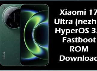 Xiaomi 17 Ultra (nezha) HyperOS 3.0 Fastboot ROM Download Xiaomi 17 Ultra nezha HyperOS 3.0 Fastboot ROM download banner with green phone render