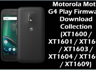 Motorola Moto G4 Play Firmware Download Collection (XT1600 / XT1601 / XT1602 / XT1603 / XT1604 / XT1607 / XT1609) Motorola Moto G4 Play